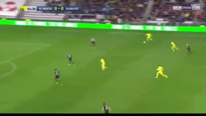 Yacine Bammou Goal HD - Nantes 1-0 Dijon 24.02.2017