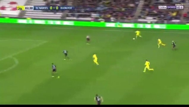 Yacine Bammou Goal HD - Nantes 1-0 Dijon 24.02.2017