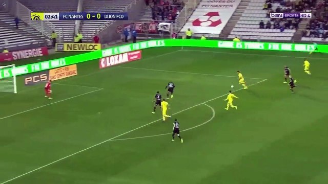 Yacine Bammou Goal HD - Nantes 1 - 0 Dijon 24.02.2017 (Full Replay)