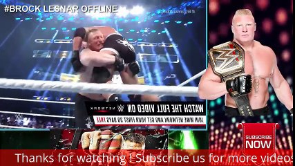 Goldberg vs. Brock Lesnar_ Survivor Series 2016 on WWE NETWORK 2017 LATEST