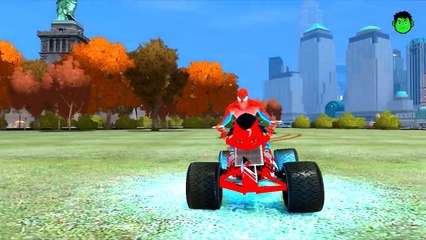 COLORS IRONMANS ATV COLOR Having Fun Nursery Rhymes Songs Children Songs & ATV EPIC Fun Su