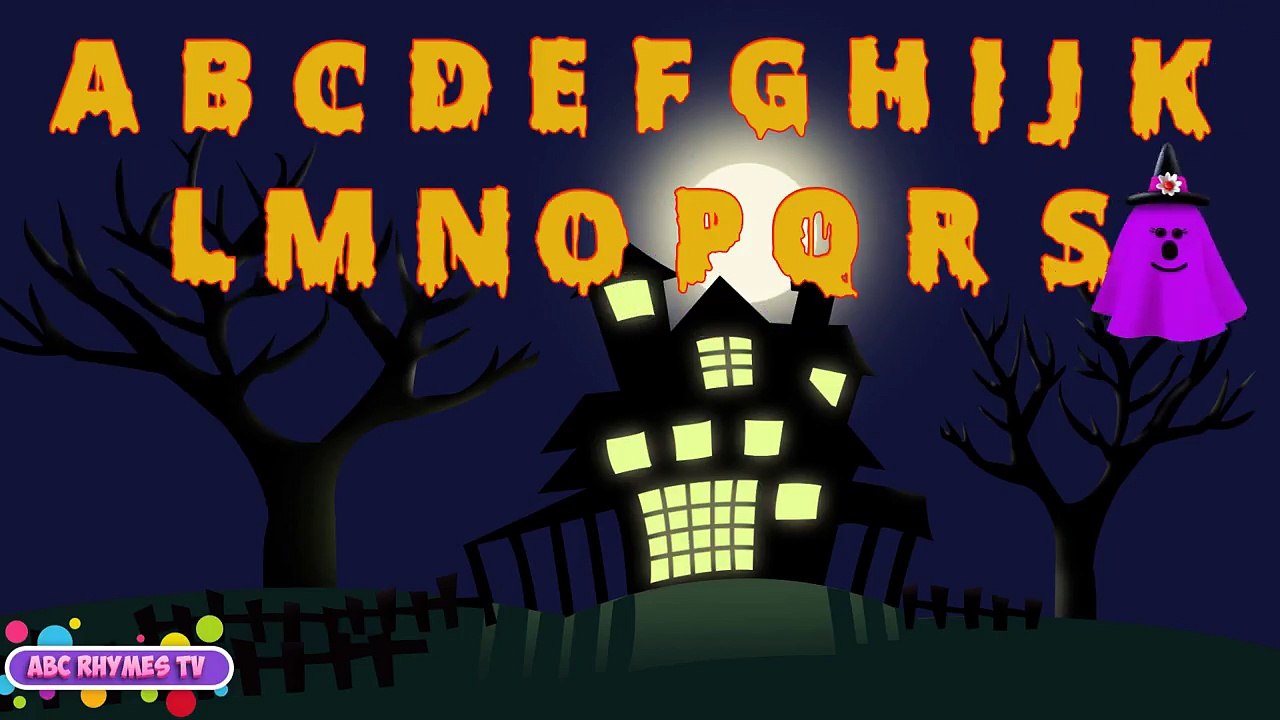 Learn ABCs with Alphabet Halloween Pumpkin Song | Halloween ABC Songs