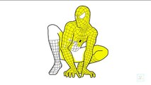 Spiderman Coloring Pages For Kids. How to color Spiderman coloring books. By Coloring Page