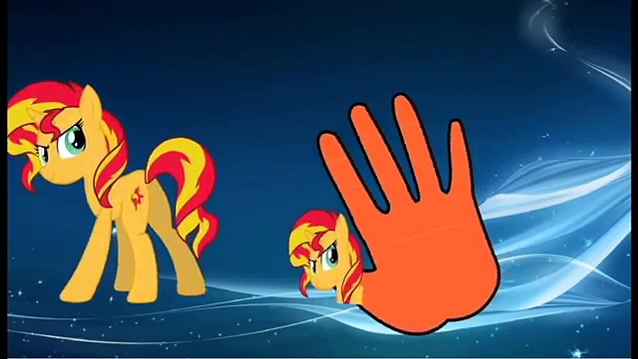Finger Family Frozen MLP Daddy Finger Frozen My Little Pony Cartoon Nursery Rhymes for Chi