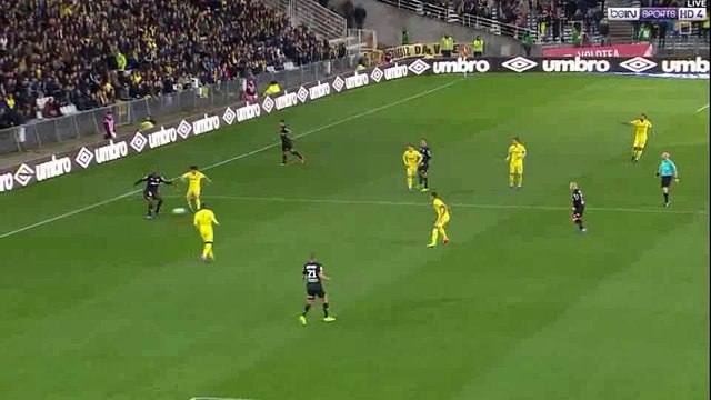 Goal Yacine Bammou - Nantes 1 - 0 Dijon - 24.02.2017