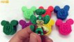 Play Doh Kinder Surprise Eggs Toys Paw Patrol Disney Princess - Play Doh Learn Colors For