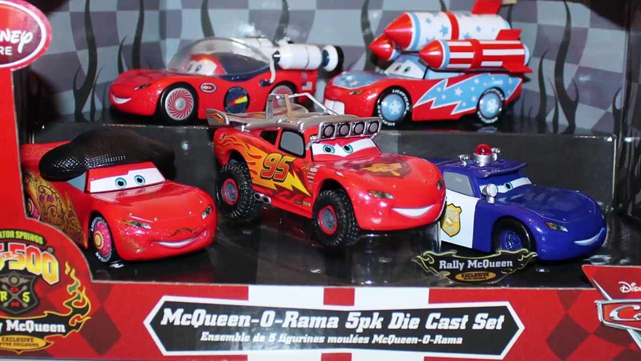 McQueen-O-Rama Die-Casts, Set of 5 DISNEY Cars 2 Movie