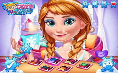Elsa And Anna Winter Outfit - Frozen Sisters Dress Up Game For Girls