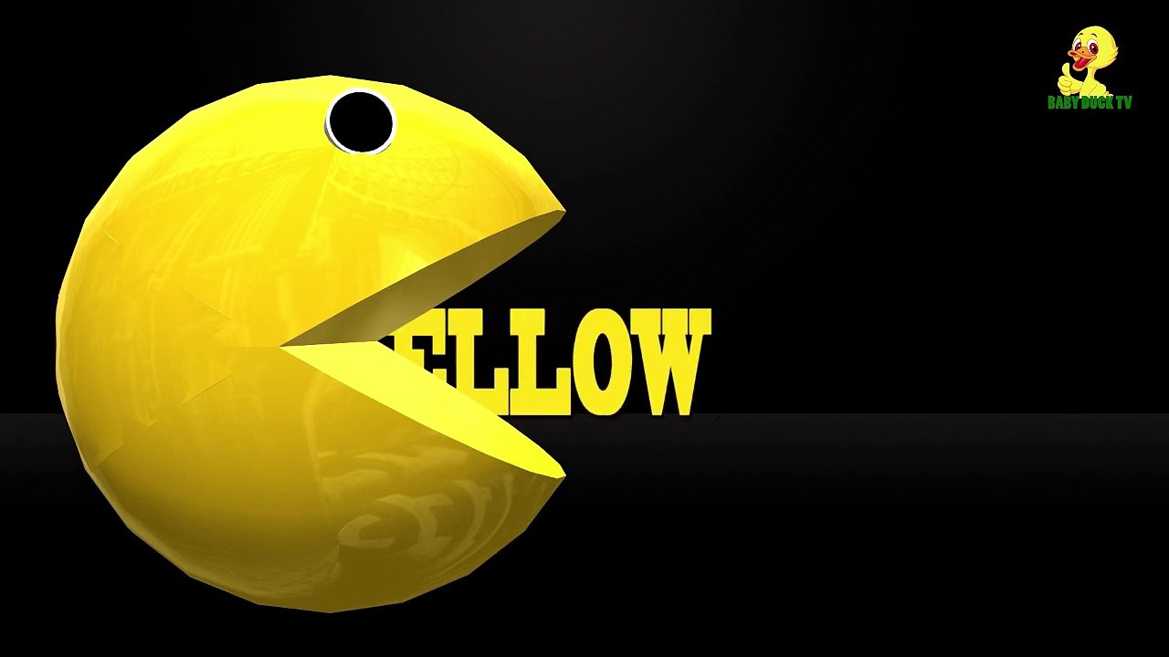 Learn Colors with Packman - Syringe Injection - Learning Colors for Children with Pacman I