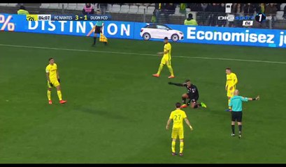Lois Diony RED CARD HD - Nantes 3-1 Dijon - 24.02.2017