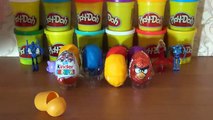 30 Surprise Easter Eggs Kinder Peppa HelloKitty Giant AngryBirds Starwars Disney Marvel Sp
