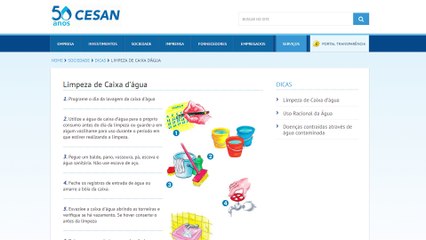 Limpar a caixa d'água ajuda a manter a saúde da família