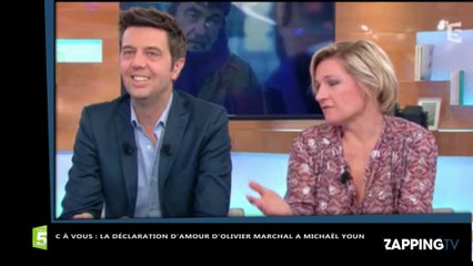 C à vous : Olivier Marchal fait une déclaration d'amour à Michaël Youn (vidéo)
