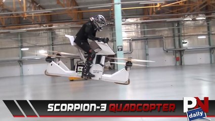 A Quadcopter Than You Can Ride Like An ATV