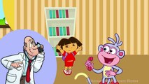 Five Little Dora Masha Jumping on the Bed - Masha and Dora Funny 5 Little Monkeys Nursery