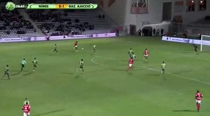 Rachid Alioui Goal HD - Nimes	1-1	GFC Ajaccio 24.02.2017