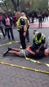 Black Lives Matter Leader Jumps Protest Line During Confederate Flag Demonstration