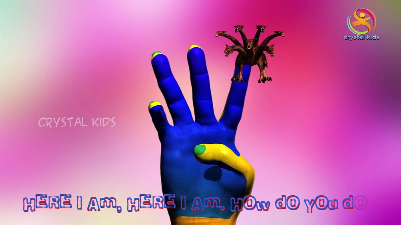 dragon Vs dinosaur Finger Family rhymes for nursery children animated English kids songs