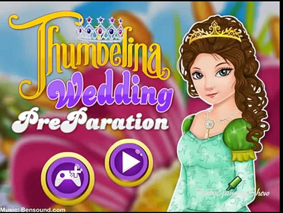 Thumbelina Wedding Preparation Girls Makeover Games - Princess Baby Dress Up Games