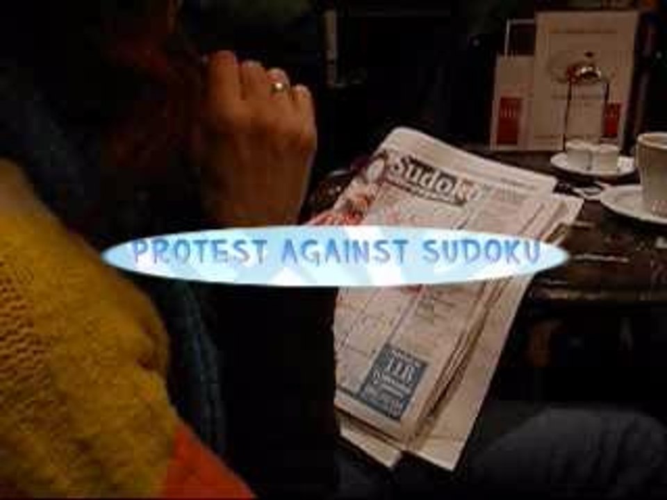 Protest against Sudoku