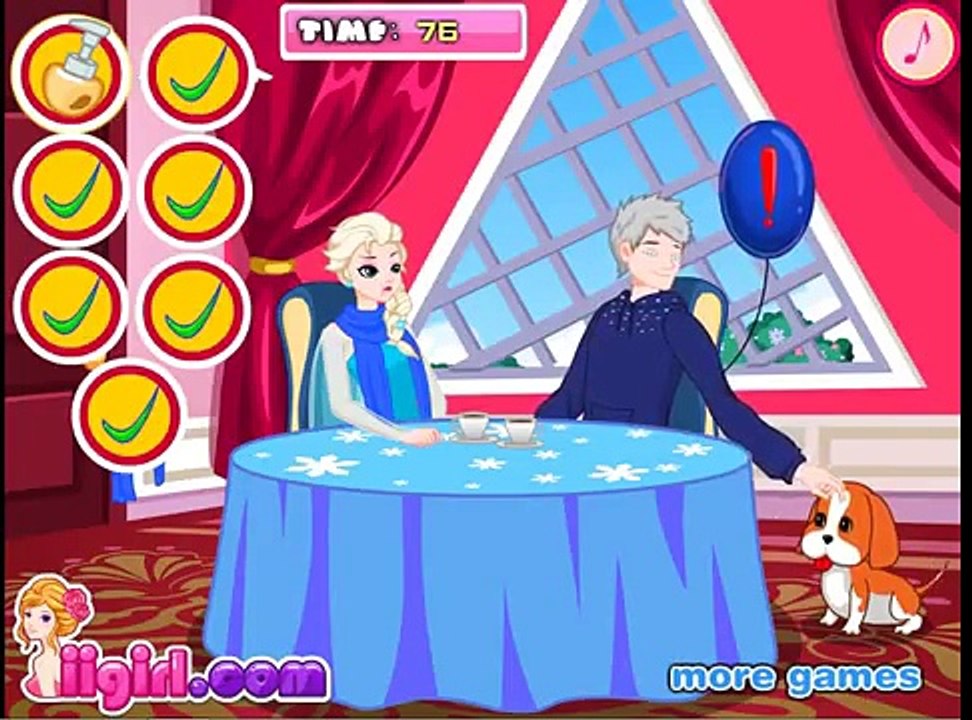 мультик игра для девочек Elsa Valentine s Day Slacking Frozen Slacking Games 1