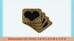 3dRose cst203942 Punk Rockabilly Cheetah Animal Print Heart Soft Coasters Black Set of 8 82edd358