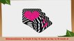 3dRose LLC Punk Rockabilly Zebra Animal Stripe Pink Heart Print Ceramic Tile Coaster Set c9fdecfa