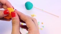 Play Doh Lollipops How to make Playdough Lollipops Pops Ice creams Popsicles Hasbro