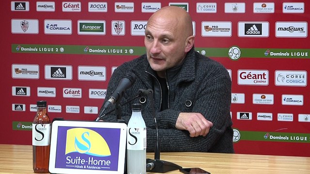La réaction d'Olivier Pantaloni après ACA - FC Sochaux