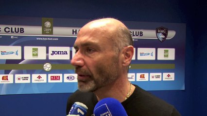 Après HAC - Auxerre (1-0), réaction de Cédric Daury
