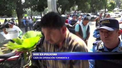 Dos ex-policias detenidos en operacion tormenta