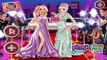 La Princesa de Disney Juegos BFF Celebridad de la Noche de Rapunzel y Elsa, Juego de Vestir para niños Niñas