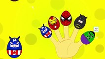 Superheors Finger Family Songs for children With Spiderman Hulk Batman Ironman Captainamerica