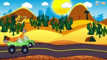 The Police Car and The Fire Truck & Racing Cars with The Ambulance. Emergency Vehicles Kids Cartoon