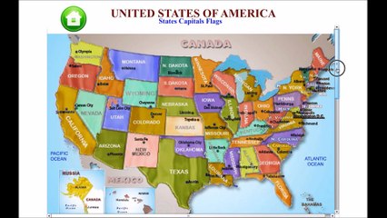 States Capitals Flags of United States