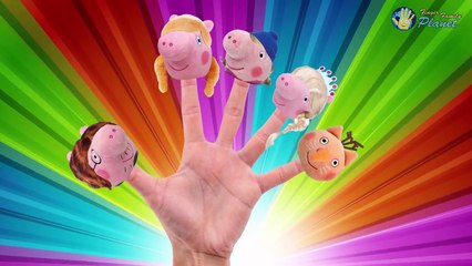 Peppa Pig Frozen Finger Family ★ Frozen Elsa VS Peppa Pig Daddy Finger Song ★ Disney Toys