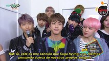 [Sub Español] 170224 Music Bank Waiting Room Interview - BTS