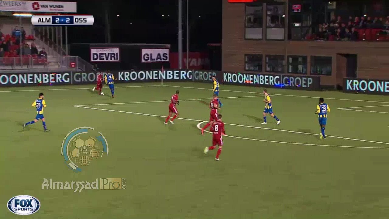Goal Soufyan Ahannach - Almere City FC 3 - 3 FC Oss 24.02.2017
