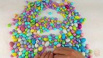 Learn To Count 1 to 100 with Candy Numbers! Surprise Eggs Smarties Candy!