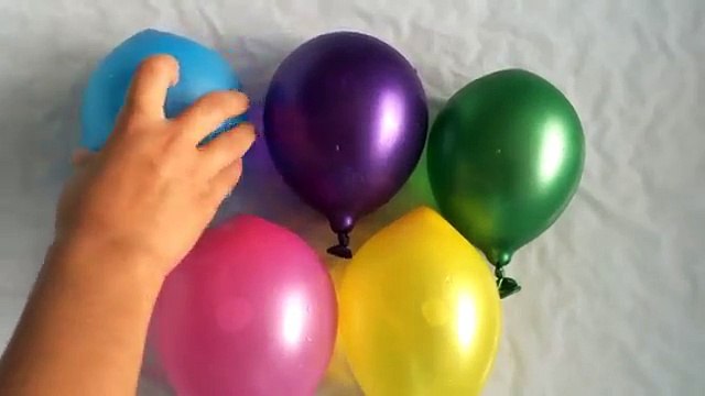 Colors Wet Balloons Compilation | 4 Minutes Learn colours Balloon | TOP Finger Family Kids