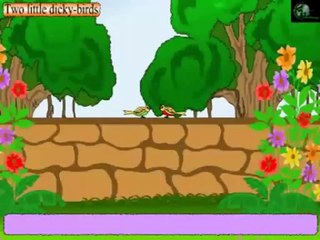Two Little Dicky Birds | Nursery Rhymes Collection | Preschool Cartoon Kids Songs | Baby B