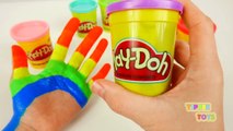 Learn Rainbow Colors with Play Doh Popsicles and Body Paint * RainbowLearning