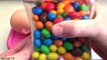 Learn Colors Baby Doll Bath Time M&Ms Chocolate Candy + Surprise Toys Video Compliation