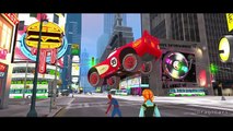 SPIDERMAN & FROZEN ANNA Motorbike Epic Race! Nursery Rhymes Disney Pixar Cars Children Son