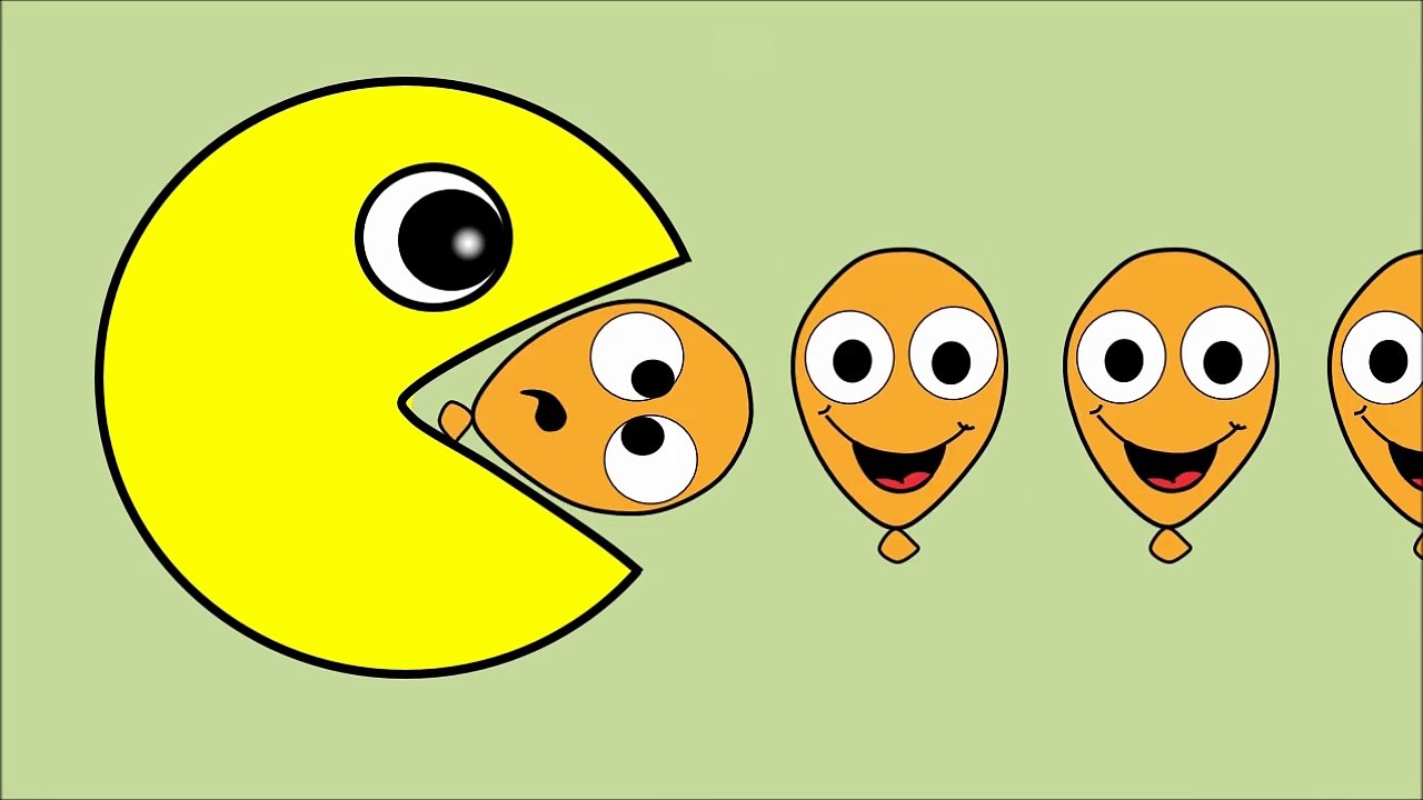 Learn Colors Pacman for Kids Children Toddlers Duck Kids TV 9