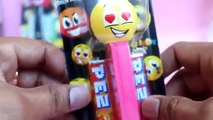 Emoji Pez Dispensers Candy Video for Kids ToyBoxMagic