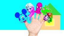 Mega Colección de Spiderman Hulk Congelado Elsa Dedo de la Familia de la canción para que los Niños los Bebés y Niños pequeños