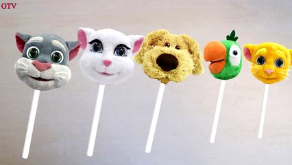 Talking Tom and friends Finger family Play Doh Parody Song