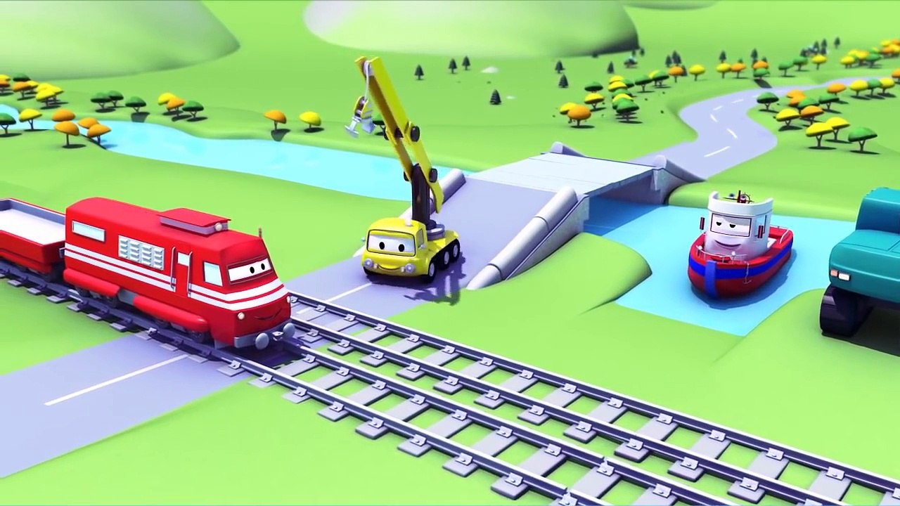 Troy le Train et le Bateau à Car City _ Dessin animés pour enfants-aJY0VzU9LtU