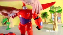 Big Hero 6 Baymax Disney Toys Robot Marvel Transformer Superhero Toy Review